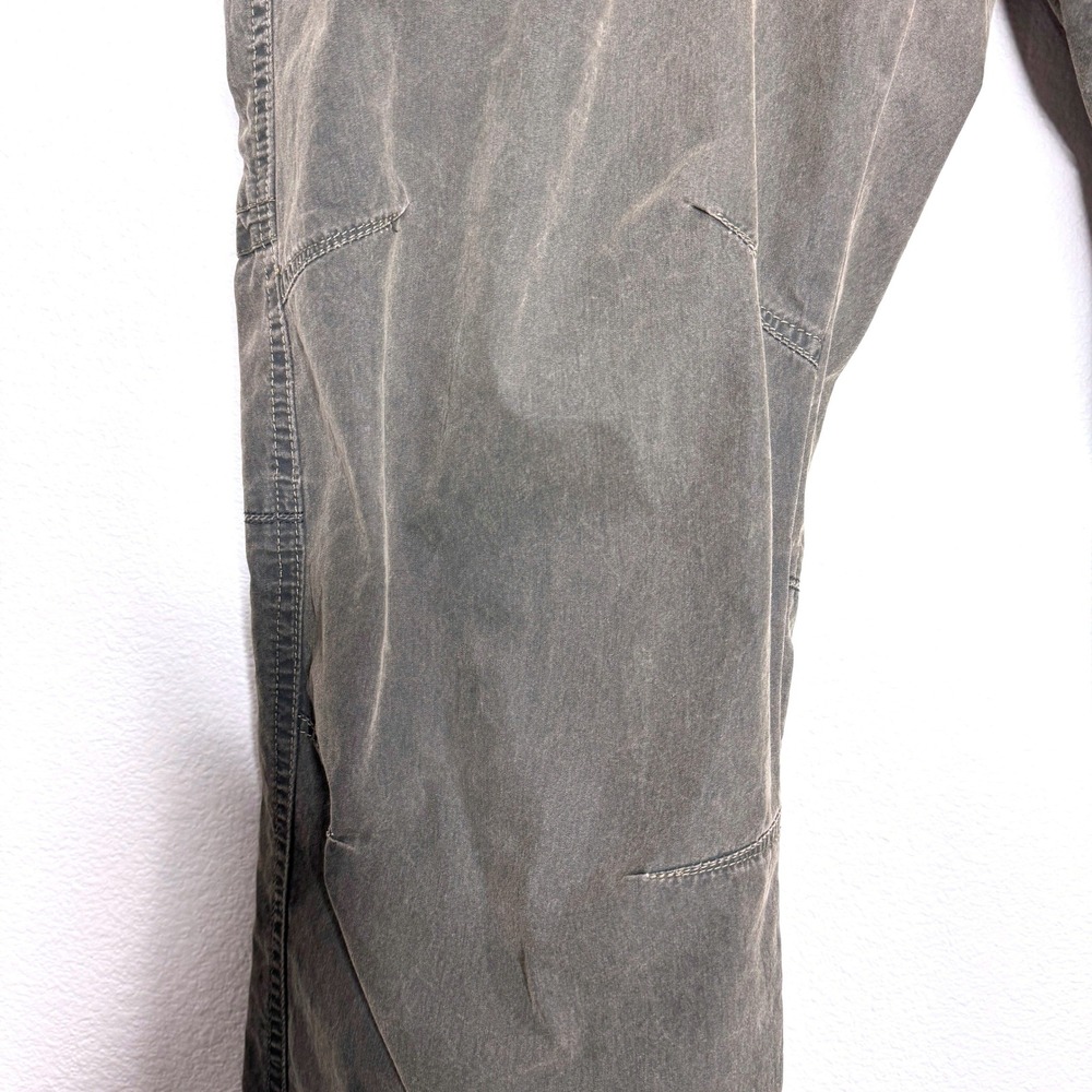 KUHL REVOLVR Vintage Patina Dye Pants Mens 35x30 Brown Cargo Outdoor Hiking - Picture 8 of 12